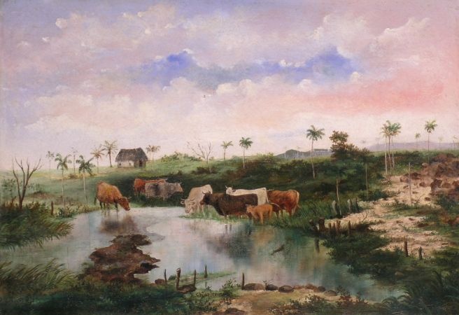 Lot image - Manner of Esteban Chartrand LAS VACAS