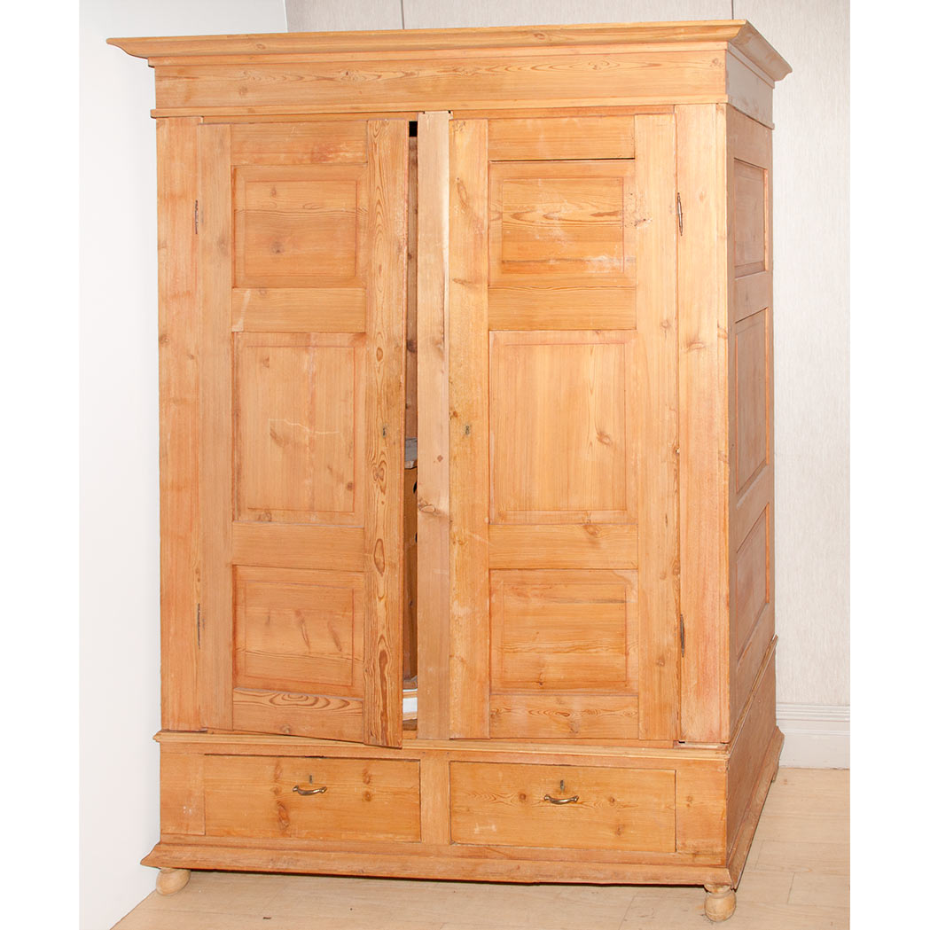 Lot image - Provincial Pine Armoire