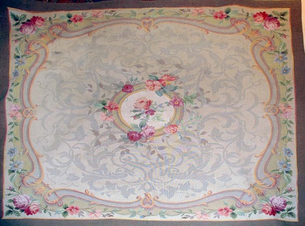 Lot image - Machine Made Aubusson Style Rug