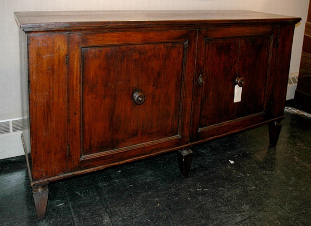 Lot image - Italian Neoclassical Style Fruitwood Sideboard