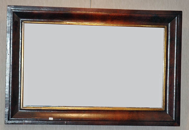 Lot image - Georgian Style Mahogany Mirror