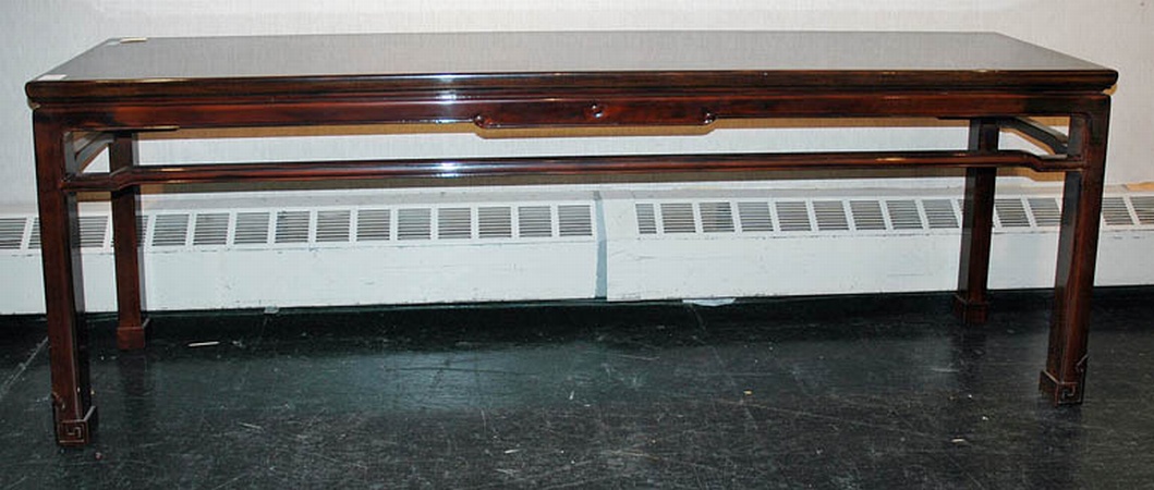 Lot image - Asian Style Hardwood Console