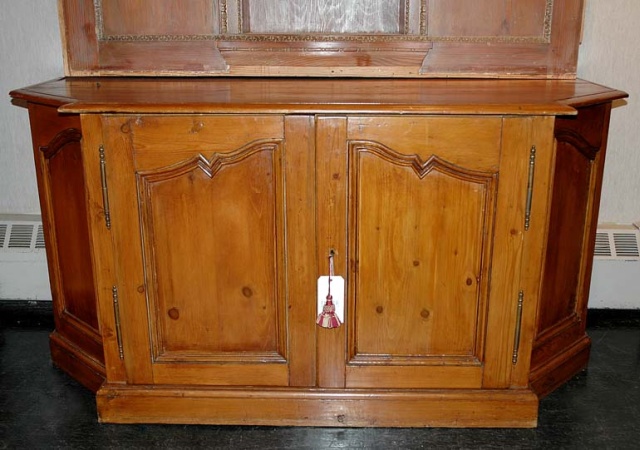 Lot image - French Provincial Style Fruitwood Side Cabinet