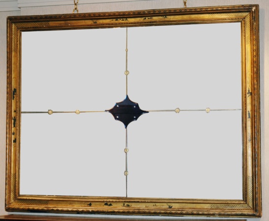 Lot image - Gilt-Wood Mirror