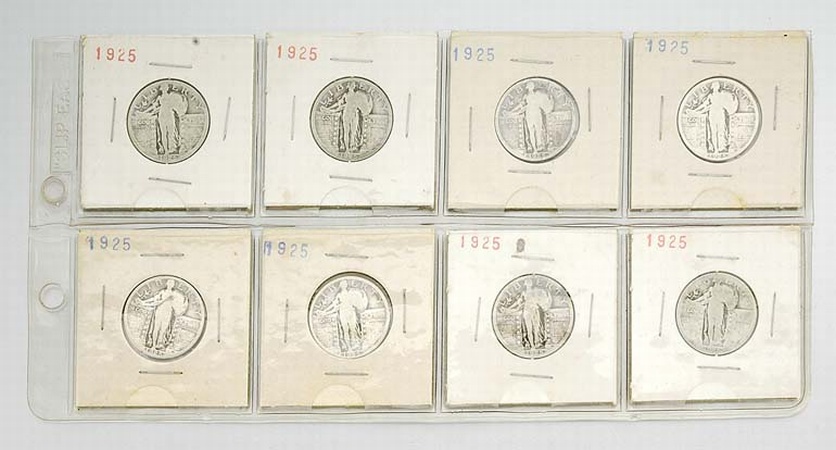 Lot image - U.S. Silver Quarters and Half Dollars