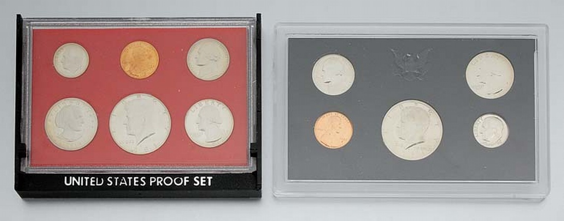 Lot image - Six U.S. Proof Sets