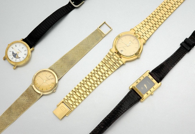 Lot image - Six Wristwatches