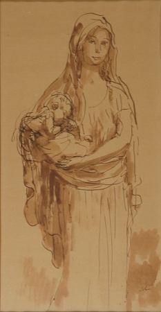 Lot image - Sir Augustus Edwin John