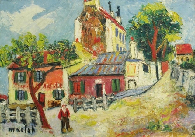 Lot image - Elisee Maclet French, 1881-1962 AU LAPIN AGILE