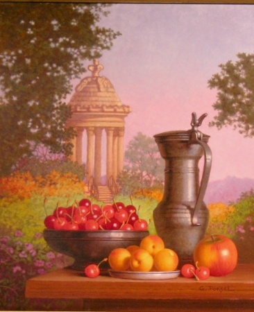 Lot image - Georges Porcel French, b.1931 BELVEDERE ET ETAINS