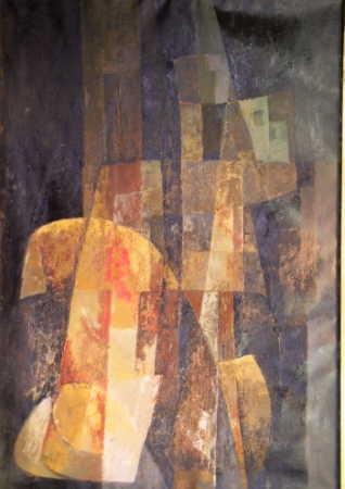 Lot image - Robert Franquinet Belgian, 20th century QUATOR A CORDES ROUGES, 1958