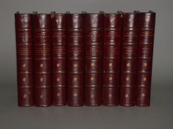 Lot image - [BINDINGS]  BROWNING, ROBERT  Poetical Works