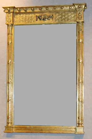 Lot image - Classical Style Gilt-Wood Mirror