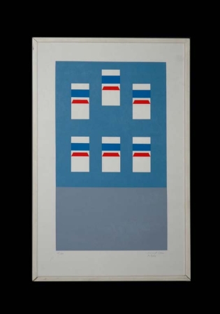 Lot image - Jennett Lam UNTITLED Color screenprint