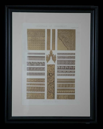 Lot image - Owen Jones HINDOO NO. 3 Chromolithograph