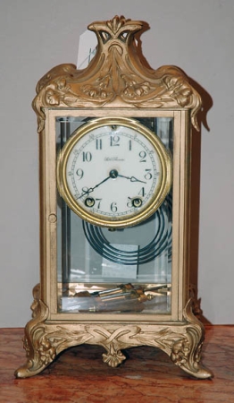 Lot image - Seth Thomas Gilt-Metal Regulator