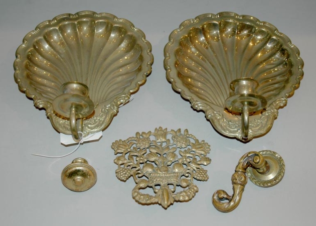 Lot image - Miscellaneous Group of Metal Decorations