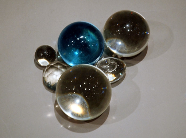 Lot image - Miscellaneous Group of Glass Table Decorations