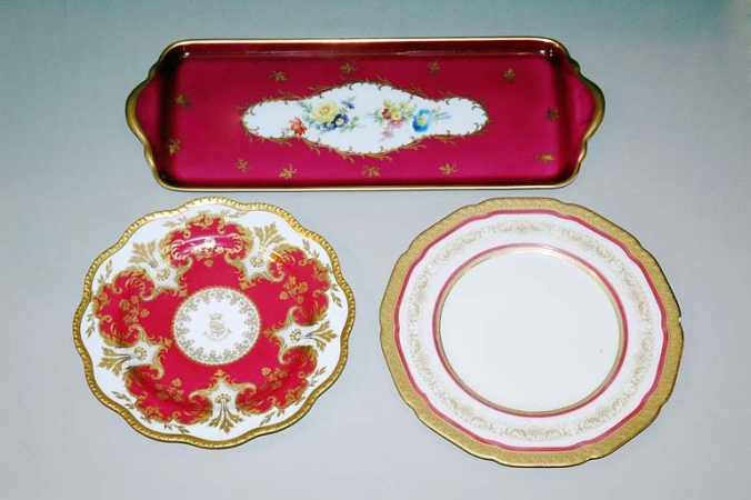 Lot image - Miscellaneous Group of Continental Porcelain Table Articles