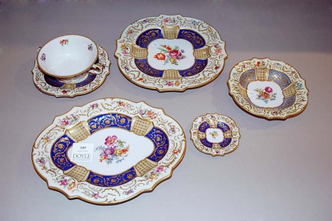 Lot image - Bavarian Porcelain Dinner Service