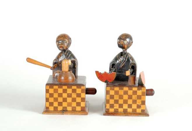 Lot image - Two Japanese Wood Toys
