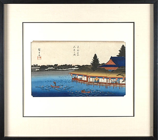 Lot image - Japanese Woodblock Print, Hiroshige