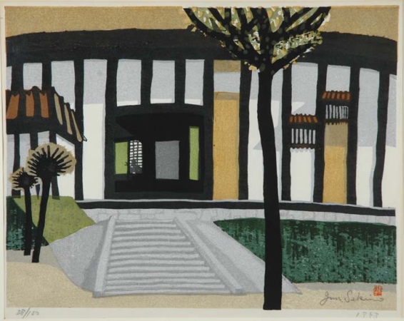 Lot image - Japanese Woodblock Print, Junichiro Sekino