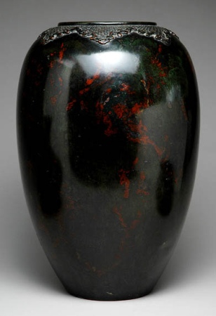 Lot image - Japanese Bronze Vase