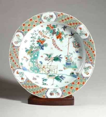 Lot image - Famille Verte Porcelain Charger