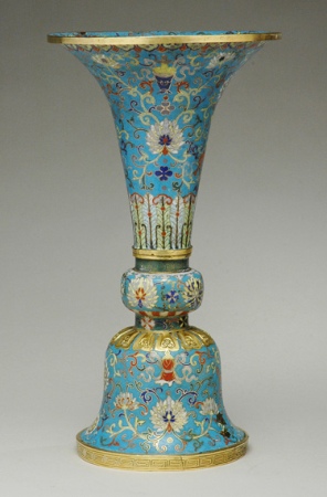 Lot image - Chinese Cloisonne Vase