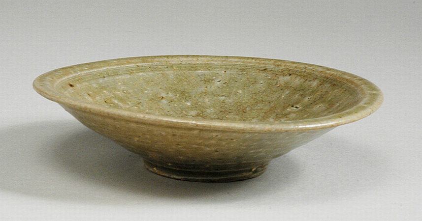 Lot image - Chinese Celadon Glazed Stoneware Bowl