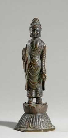 Lot image - Chinese Bronze Buddha