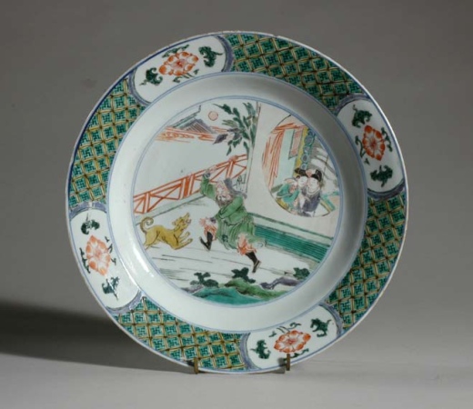 Lot image - Chinese Famille Verte Dish
