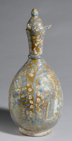 Lot image - Persian Glazed Earthenware Ewer