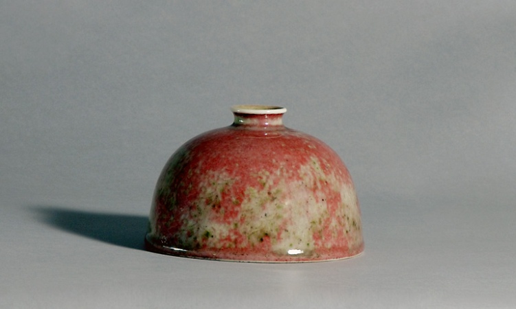 Lot image - Chinese Peachbloom Glazed Water Pot