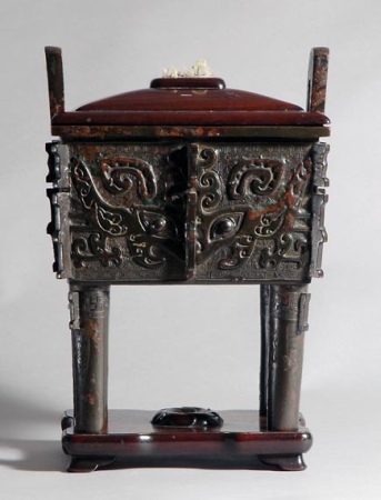 Lot image - Chinese Archaistic Bronze Censer