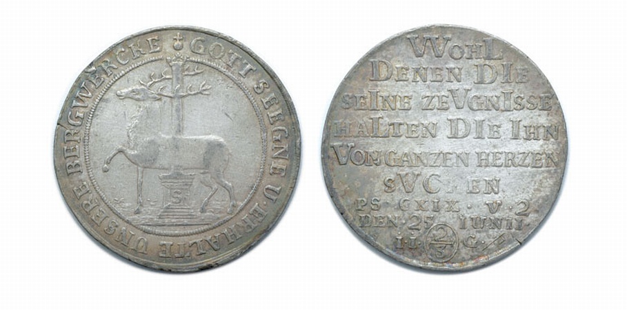 Lot image - GERMANY: Stolburg, 1730, 2/3 Thaler