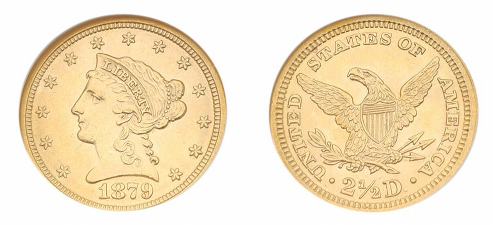 Lot image - 1879 $2 1/2 Liberty Head