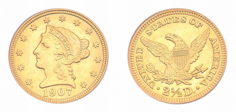 Lot image - 1907 $2 1/2 Liberty Head