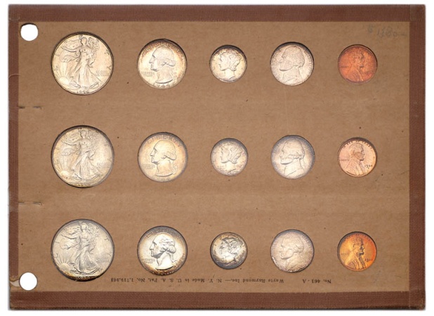 Lot image - 1944 P.D.S. Set