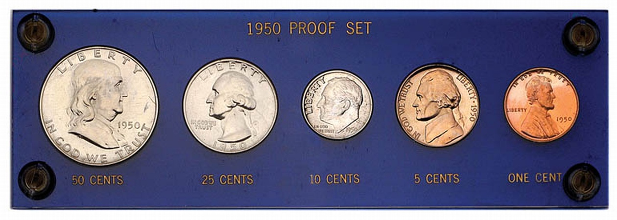 Lot image - 1950 Proof Set