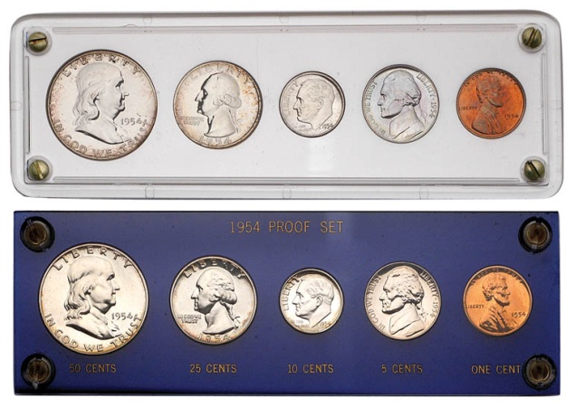 Lot image - Proof Group of Five Sets