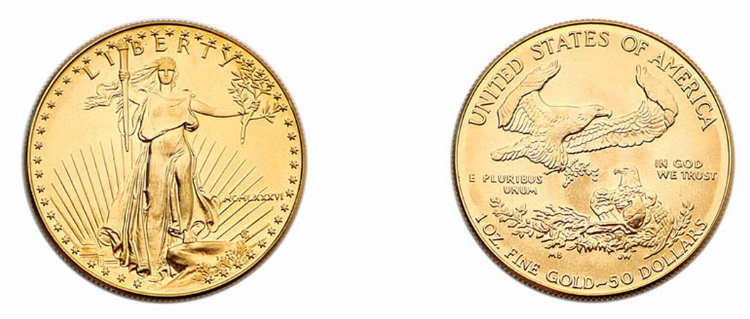 Lot image - 1986 Fifty Dollar Gold Eagle