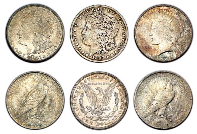 Lot image - United States Silver Dollars