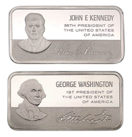 Lot image - Franklin Mint Presidential Set