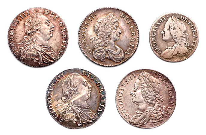 Lot image - Five Shillings and One Six Pence