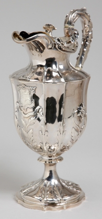 Lot image - William IV Silver Claret Jug