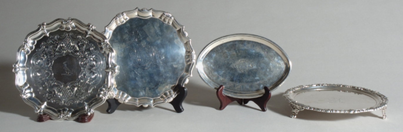 Lot image - George III Silver Salver