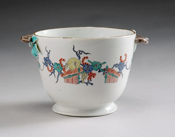 Lot image - Chantilly Porcelain Cachepot