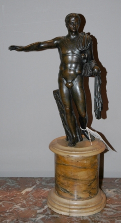 Lot image - Italian Bronze Figure of a Standing Classical Nude
